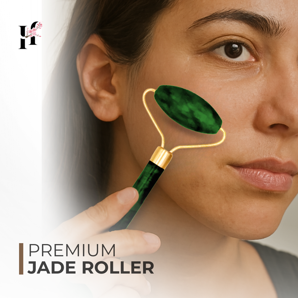 Limited Premium Xiuyan Jade Roller & Gua Sha Set