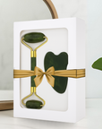 Limited Premium Xiuyan Jade Roller & Gua Sha Set