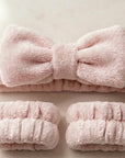 Spa Headband + Wristband Set