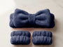 Spa Headband + Wristband Set - dark blue