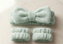 Spa Headband + Wristband Set - sage