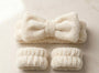 Spa Headband + Wristband Set - beige